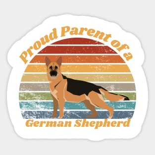 Proud Parent of a German Shepherd Sticker
